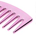 thumbnail image 4 of Peignes à dents larges, sans manche, démêlant, grand peigne de salon pour shampoing, pour hommes et femmes, violet et rose, 4 of 4