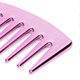 thumbnail image 4 of Peignes à dents larges, sans manche, démêlant, grand peigne de salon pour shampoing, pour hommes et femmes, violet et rose, 4 of 4