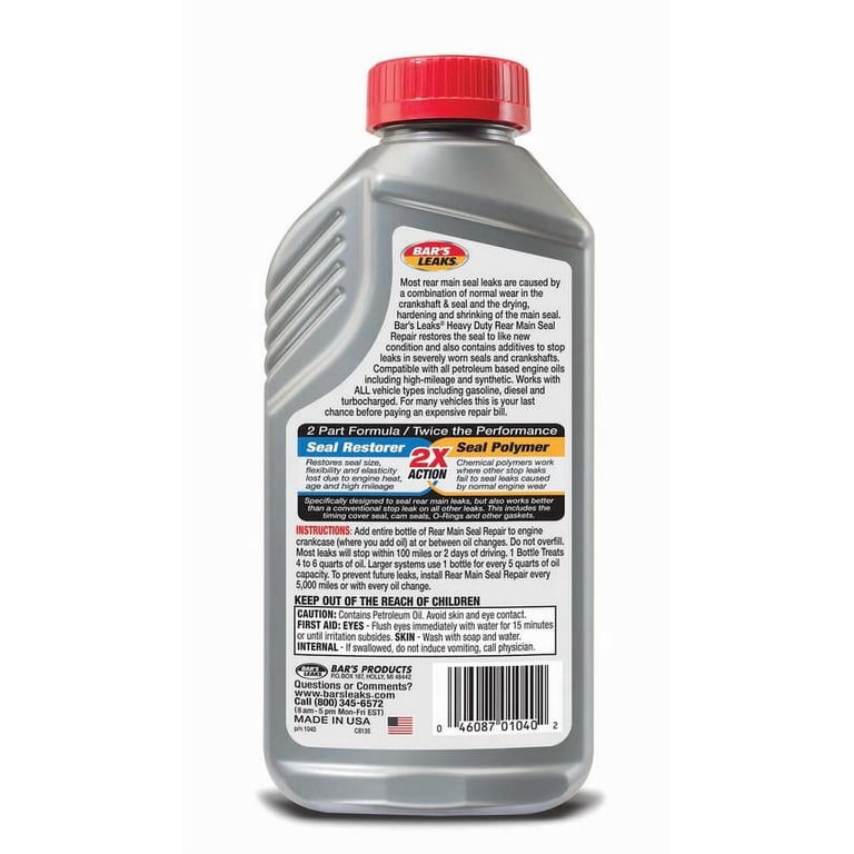 Bar's Leaks Rear Main Seal Repair Additive, 16.9 oz photo 2