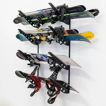Adjustable Metal Ski and Snowboard Storage Rack | XSR Wall System