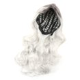 thumbnail image 4 of Pelucas Diarias Sintéticas Onduladas Rizadas, Flequillo De Aire Cómodo De Usar Peluca De Cosplay Sintética Gris Degradado Suave Con Red Transpirable Para Navidad Para Disfraz De ANGGREK Women Wig, 4 of 8