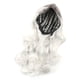 thumbnail image 4 of Pelucas Diarias Sintéticas Onduladas Rizadas, Flequillo De Aire Cómodo De Usar Peluca De Cosplay Sintética Gris Degradado Suave Con Red Transpirable Para Navidad Para Disfraz De ANGGREK Women Wig, 4 of 8