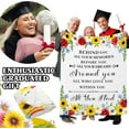 thumbnail image 4 of High School College Graduation Gifts for Her Him Seniors Flannel Throw Blanket 2024 Graduation Gifts Inspirational Gifts 60 x 50 Inch Soft Blankets Masters Degree Gifts for Women Teacher, 4 of 5