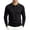 Black, variant on Mfakffe Men's Polo Shirts Classic Long Sleeve Golf T Shirt Fall Winter Big and Tall Lapel Collar Tops Work Cotton Tees (Army Green, 3XL)