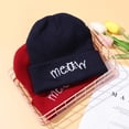 thumbnail image 5 of New Warm Cuff Beanie Autumn Winter Alien Knitted Beanie Skull Beanie Hat BLACK, 5 of 8