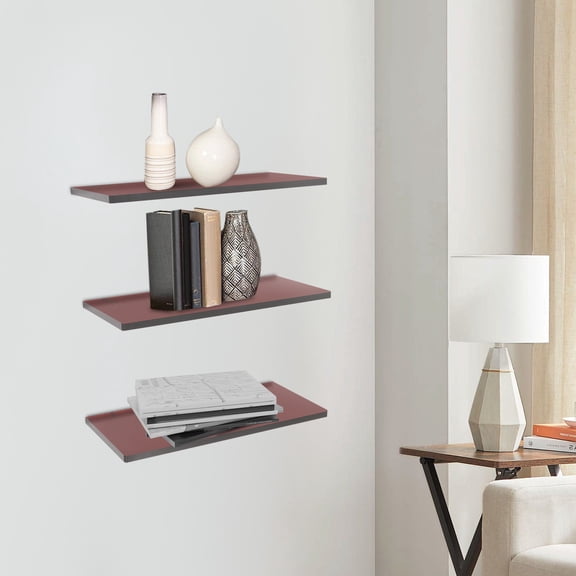 Acrylic Floating Shelves, Wall Mounted Shelf, Floating Shelf Organizer, suitable for garages, offices, living rooms, studies, kitchens, and bedrooms