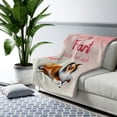 thumbnail image 3 of Every Fart is Love Note Shetland Sheepdog Guilty Face Happy Valentine's Cozy Sherpa Blanket Sheltie Dog Lover Gifts Warm Soft Throw Blanket - 01016, 3 of 5