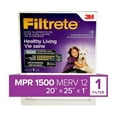 thumbnail image 1 of Filtrete™ Healthy Living Ultra Allergen Filter, MPR 1500, 20 in x 25 in x 1 in, 1 of 6