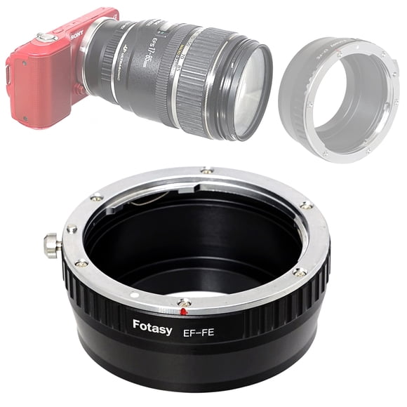 Adaptador de objetivo Fotasy Cannon EF a montura E para Sony Mirrorless