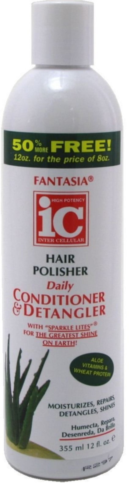 Fantasia Hair Polisher Daily Conditioner Detangler 12 Oz Pack Of 4 Walmart Com