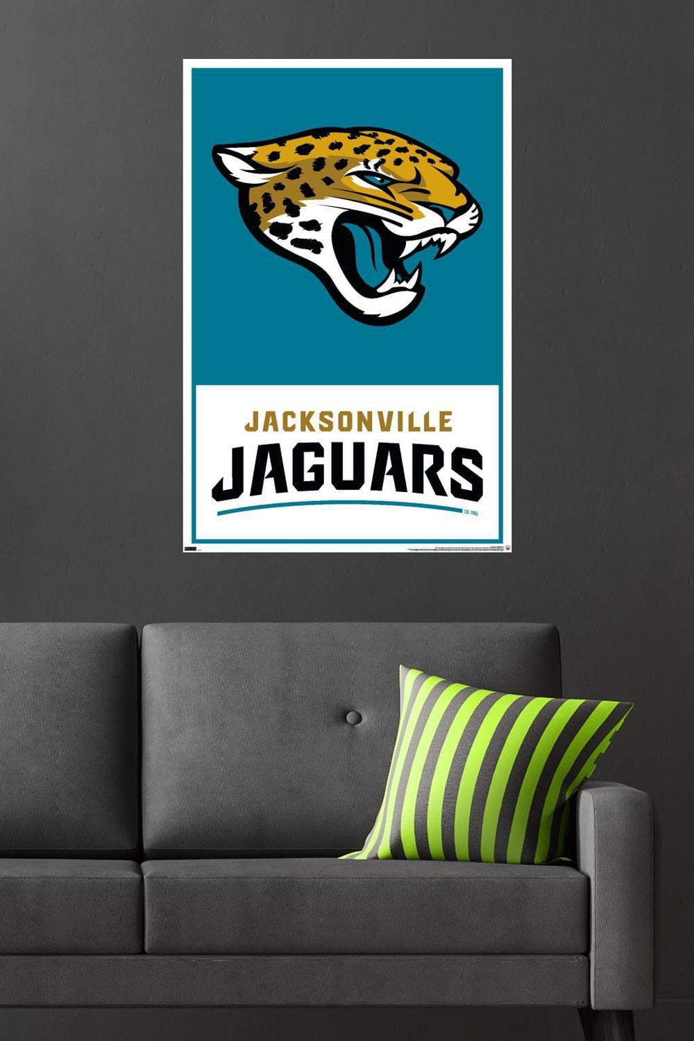 NFL Jacksonville Jaguars - Logo 21 Wall Poster, 22.375" x 34"