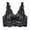 Black, variant on hotojiny Women's Bra Cute Lace Bralette Padded Underwire Everyday Bra Wide Strap Full Coverage Comfortable Bra