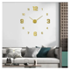 thumbnail image 2 of "Reloj Para Pared Diy Clock 3d Grande En Madera Números En Negro 90cm Belug, Dorado ", 2 of 5
