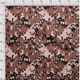 thumbnail image 4 of oneOone Velvet Brown Fabric Abstracts Quilting Supplies Print Sewing Fabric By The Yard 58 Inch Wide, 4 of 7