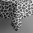thumbnail image 5 of Black Leopard Print Square Tablecloth,Waterproof Square Table Cover,Wipeable Spillproof Washable Table Cover for Home Kitchen Party Decor 52"x52"(132x132cm), 5 of 6