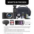 thumbnail image 6 of Sony Alpha ZV-E10 II Content Creators Camera with APS-C Mirrorless Lens and Lens Kit (Black) Bundle with Sony Creator Accessory Kit II, 128GB SD Card, Gadget Bag and USB-C Hub (White) (6 Items), 6 of 7