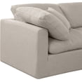 thumbnail image 5 of Meridian Furniture Indulge 234" Linen Fabric U-Shaped Modular Sectional in Beige, 5 of 9