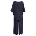 thumbnail image 5 of Women's Spring New Temperament Chiffon Solid Color Loose Irregular Fashion Trouser Suit Pants for Women High Waist Ruffle Overlay Strapless Jumpsuit plus Size Snow Bibs Women Dressy Jumpsuits for, 5 of 5
