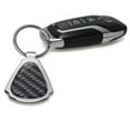 thumbnail image 4 of Dodge Dart Real Black Carbon Fiber Chrome Metal Teardrop Key Chain Key-ring, 4 of 6