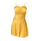 thumbnail image 2 of Trajes de Baño para Mujer Trajes de Baño de Control con Modesta Boyshort Traje de Baño para Damas Monokini Vintage Amarillo XL Salvador Traje de baño de las mujeres, 2 of 6