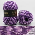 thumbnail image 3 of Hilo de ganchillo de punto colorido Madeja de 50 g - Algodón suave de leche para bebés para manualidades de bricolaje | Mezcla acrílica de primera calidad para suéteres, sombreros, bolsos, muñecas, 3 of 4