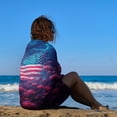 thumbnail image 3 of Independence Day Of The United States Flag Beach Towel Microfiber Beach Towels Sand Free Quick Dry Lightweight Travel Towels, 3 of 7