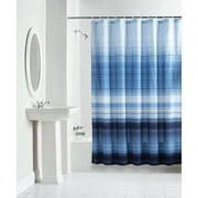 Polyester Waterproof Shower Curtain, Navy Blue Shower Curtain Set