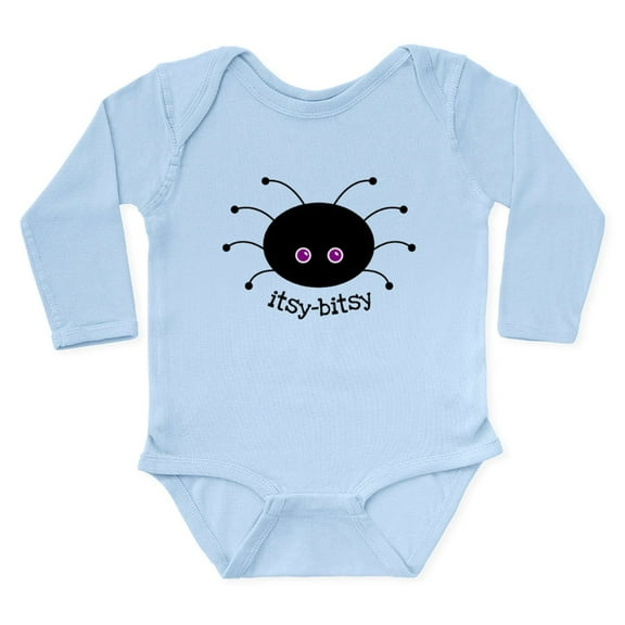 CafePress - Itsy Bitsy Spider Body Suit - Long Sleeve Cotton Baby Bodysuit