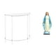 thumbnail image 1 of Mesita de noche de acrílico,Mesa auxiliar de acrílico transparente Mesa auxiliar transparente en capas,Mesa pequeña de acrílico,mesita de noche pequeña,compacta,Estatua católica,Estatua, 1 of 8
