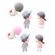thumbnail image 1 of 2 piezas de decoraciones para tablero de automóvil, figuras multifunción, accesorios para automóviles Muñeca pareja gris, 1 of 3