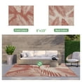 thumbnail image 7 of DEORAB 8'x10' Outdoor Rugs Patio Waterproof Outside Mat Reversible Plastic Camping Carpet Brickred, 7 of 7