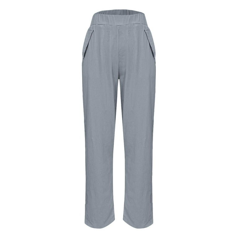 LLYwey Wide Leg Dress Pants For Women Womens Elastic Waist