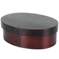 thumbnail image 2 of 17.5x13.5cm Lunch Box Wooden Bento Box Portable Food Container for Students WorkerPainted, 2 of 6