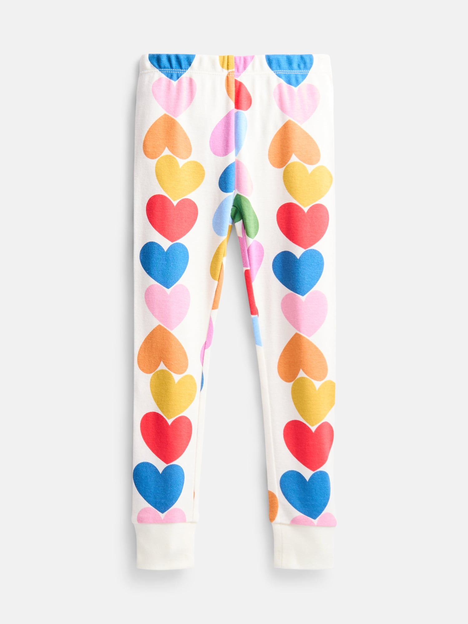 Wonder Nation Girls' Snug Fit Cotton Pajama Top and Pants Set, 2-Piece, Sizes 4-10