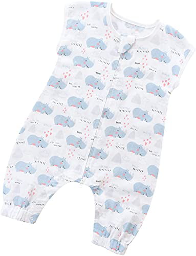 TADO MUSLIN Organic Cotton Baby Sleep Sack,Muslin Toddler Wearable Blanket with Legs,Sleep Bag for Bid Kids 