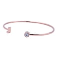 thumbnail image 2 of Pulsera Mujer Inicial Letra LuckyLy, Acero Inoxidable y Zirconia Cúbica, Modelo Sonia rosa UNITALLA, 2 of 8