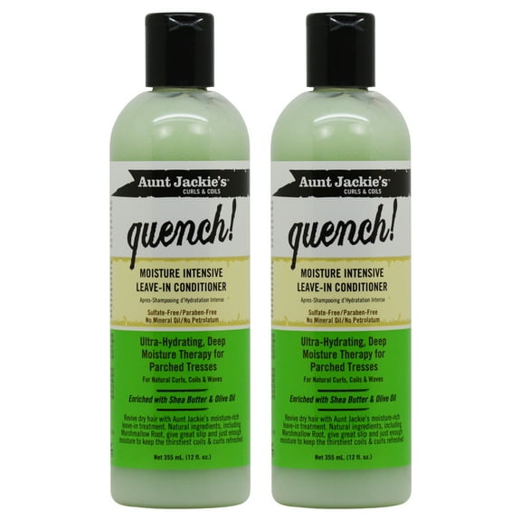 Aunt Jackie's Quench Moisture Intensive Leave In Conditioner 12oz "Pack of 2"