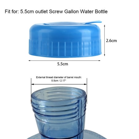 

Screw On Replacement Gallon Water Bottle 5.5cm / 2.17 Diameter Anti Lids For 5.5cm Gallon Water Bottle Gallon Water Bottle