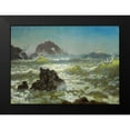 thumbnail image 2 of Bierstadt, Albert 24x18 Black Modern Framed Museum Art Print Titled - Seal Rock, California, 2 of 5