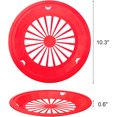 thumbnail image 3 of NOGIS 12 Pack Paper Plate Holders with Snap-in Grooves 10.4 inch Plastic Paper Plate Holders Reusable Mix-Color Heavy Duty Supports for Picnic Party Dinner (Multicolors), 3 of 7