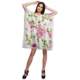 thumbnail image 2 of Moomaya Printed Bikini Cutwork Lace Caftan Kaftan Dresses For Women Plus Size, 2 of 6