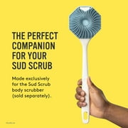 Sud Scrub® Extender Handle, Bath Brush Attachment, 1 Pack, Speckled White
