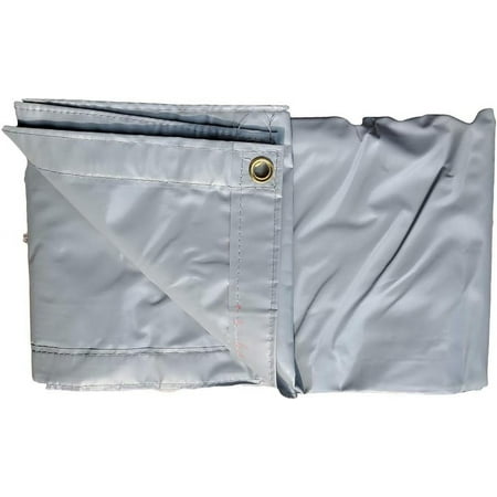 

20 x 2018oz heavy duty waterproof vinyl trailer tarp with 10 pc rubber bungee
