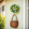 thumbnail image 5 of JHyouerji Artificial Spring Wreath Flower Colorful Floral Wreath Summer for Front Door Home Wall Window Party Festival Wedding Decor, 5 of 9