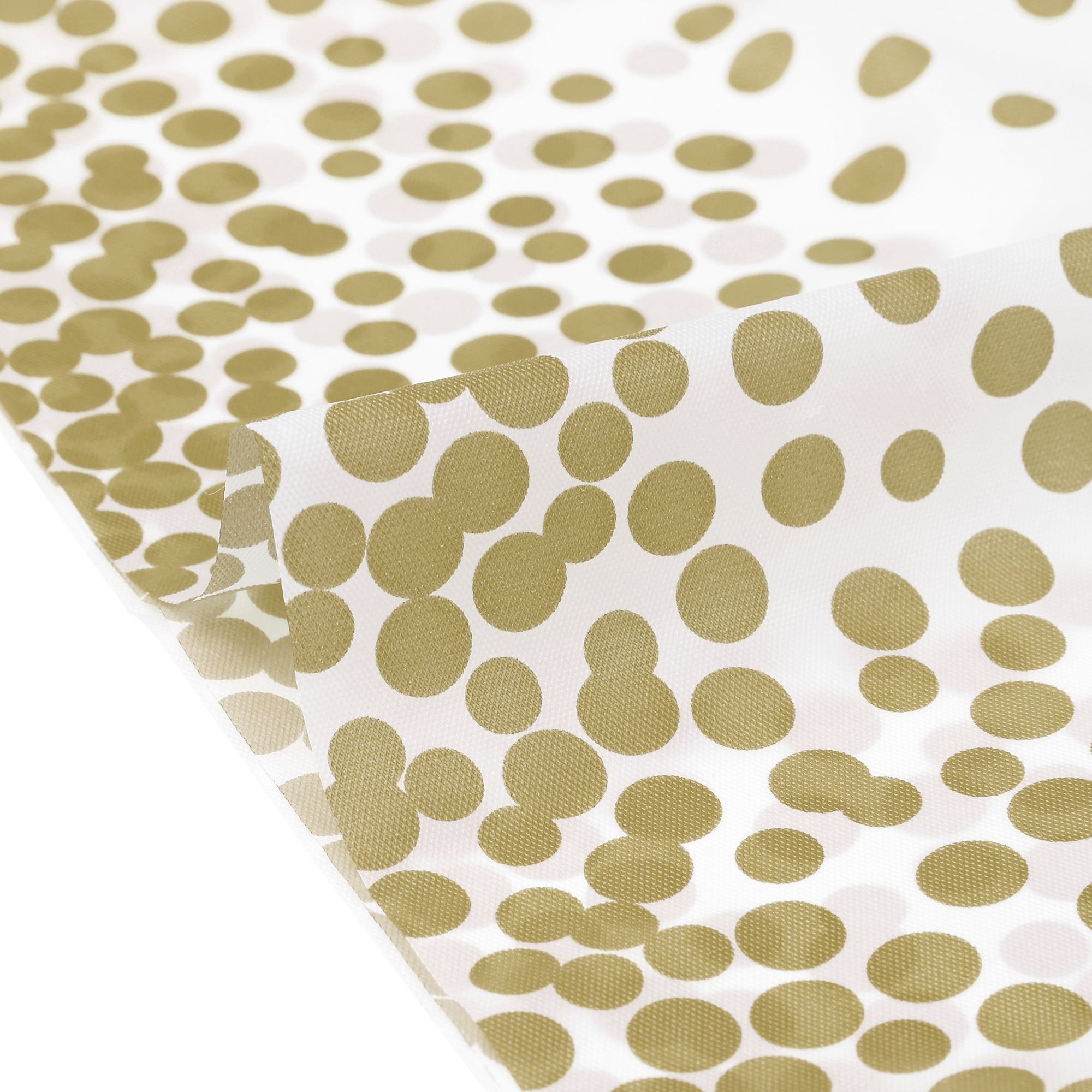 Unique Bargains 6 Pcs Rectangle Disposable Plastic Table Cover Tablecloth Gold 54"x108"