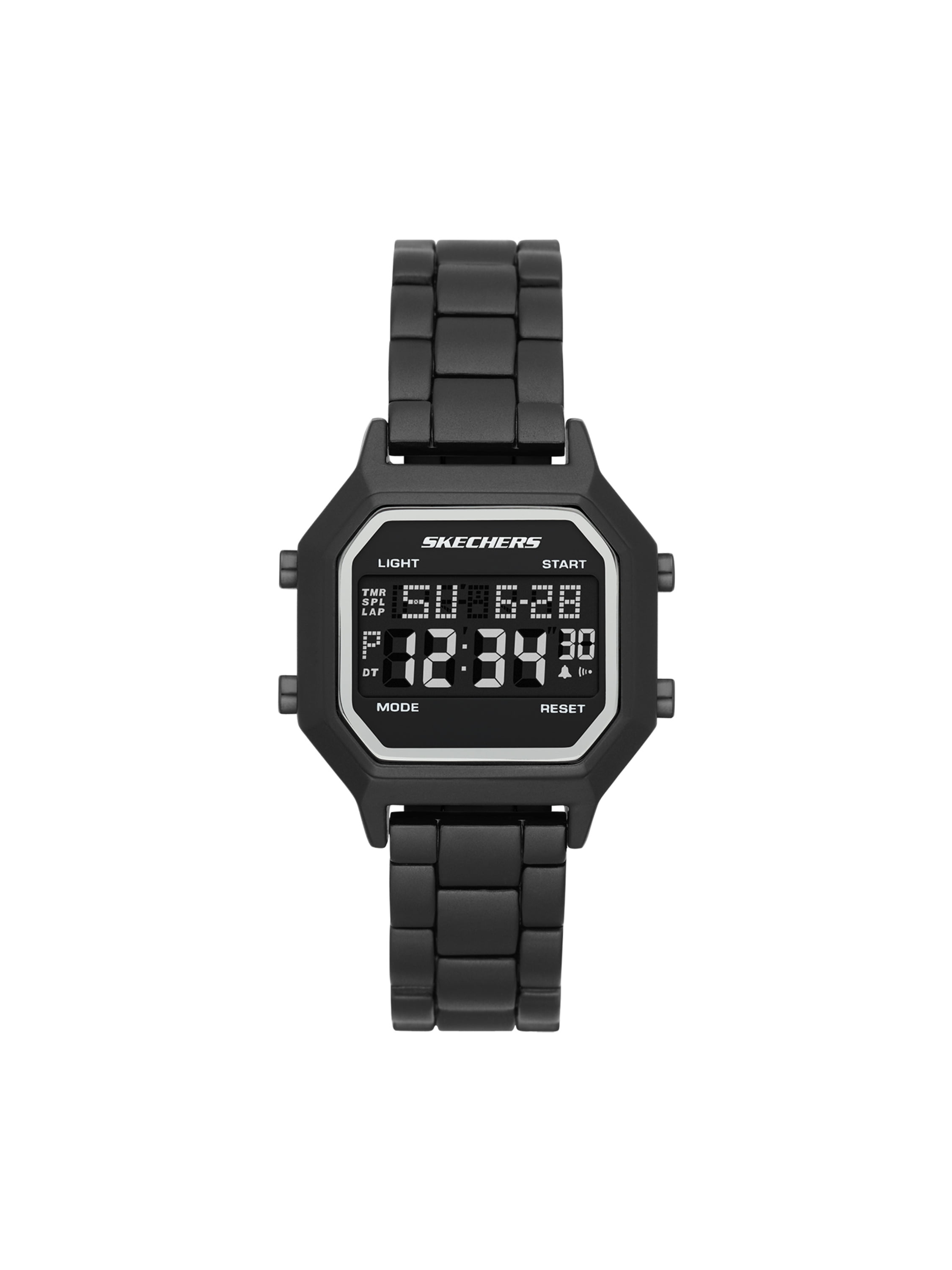 matte black digital watch