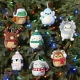 Squishmallows Ornaments WINTER Collection Plush 8Pack Set (Holiday