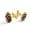 Color 5, variant on Men's Classic Stainless Steel, Sunflower Pug Dog Wooden Board Cufflinks Business Wedding Shirts, Golden