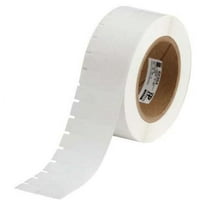 Thermal Transfer Printable Labels, 0.920 in x 1.8 in, White/Translucent