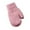 Pink, variant on EGNMCR Winter Gloves for Women Warm Lining Cozy Thick Mittens Gloves Windproof Thermal Knit Gloves for Skiing on Clearance